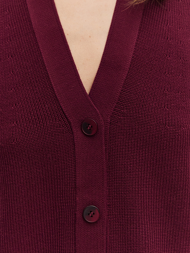 Вита жилет трикотажный (бордо, 44-46)