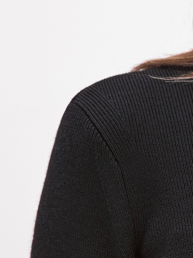 Клео водолазка трикотажная (черный, 44-46)