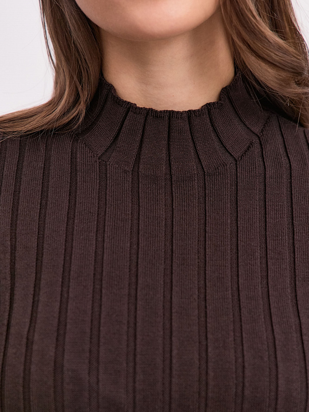 Феникс водолазка трикотажная (темно-коричневый, 44-46)