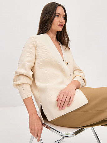 Кардиган на пуговицах из хлопка Родос