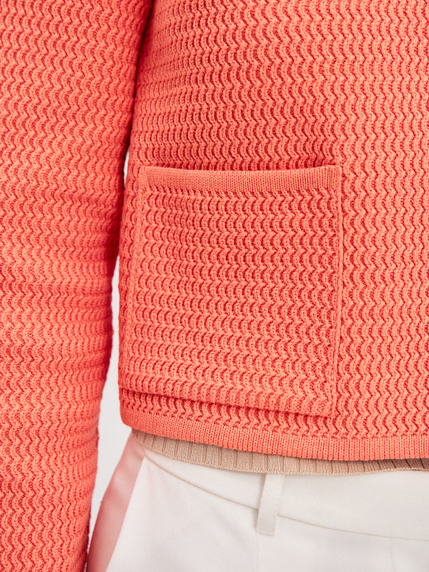 Селена жакет трикотажный (коралловый, 46)