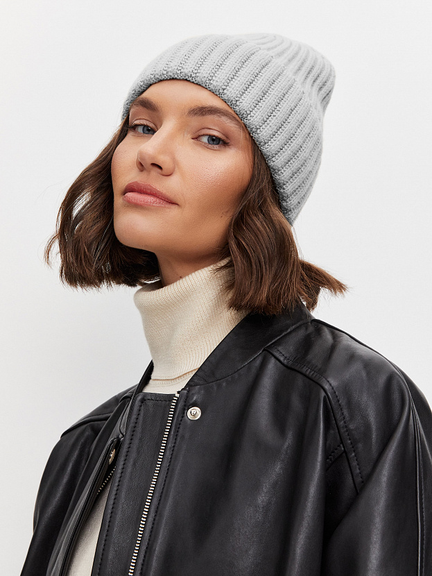 Лайт2 шапка трикотажная (св.серый, 56-58)