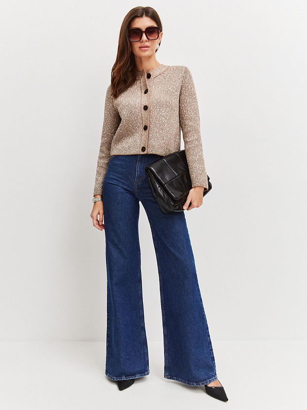 Антарес жакет трикотажный (т.бежевый, 44-46)