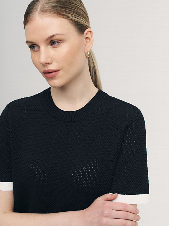 Футболка с акцентной полоской Элмонд