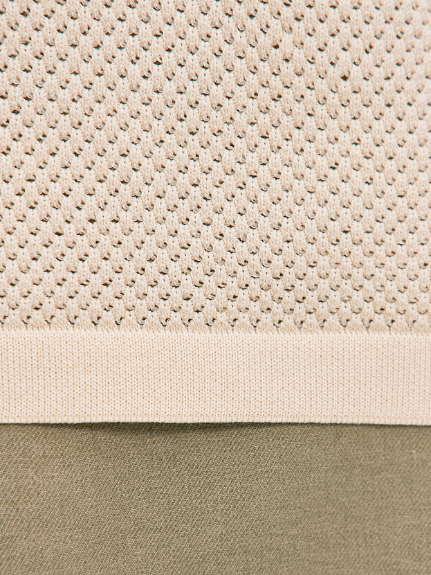 Нолан джемпер (поло) трикотажный (кремовый, 44-46)