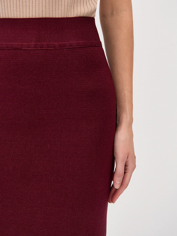 Кейт юбка трикотажная (бордо, 46)