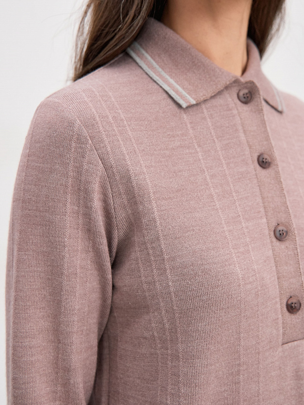 Кайли джемпер трикотажный (розовато-серый, 44-46)