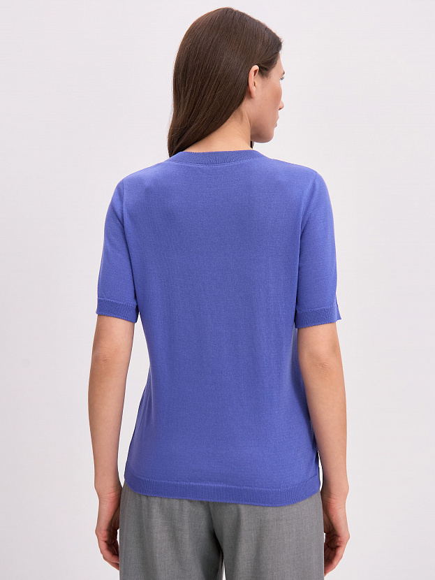 Адель джемпер (футболка) трикотажный (фиолетовый, 44-46)