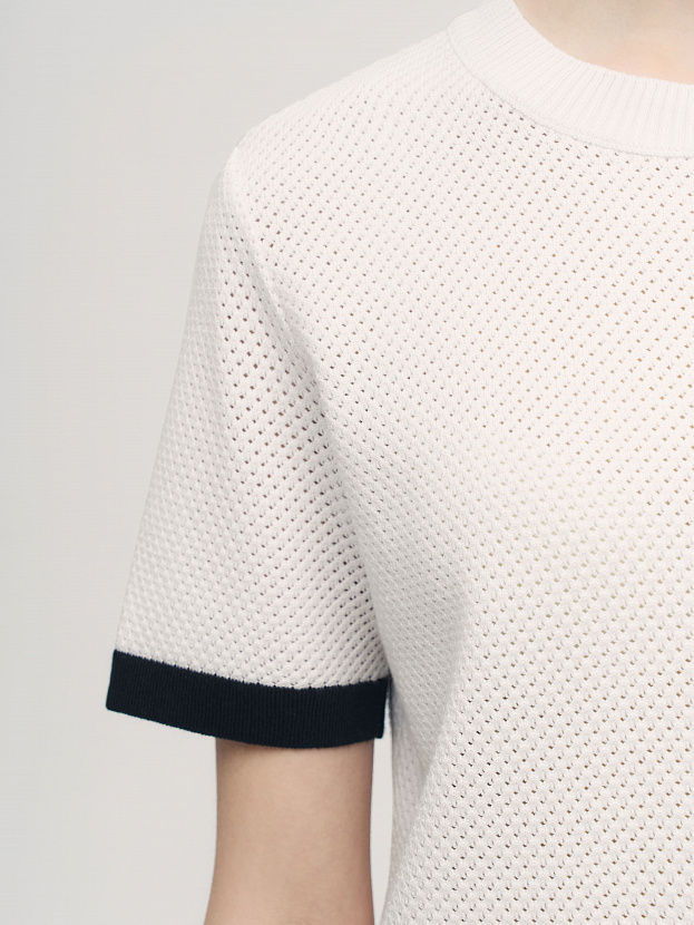 Элмонд джемпер (футболка) трикотажный (белый, 44-46)