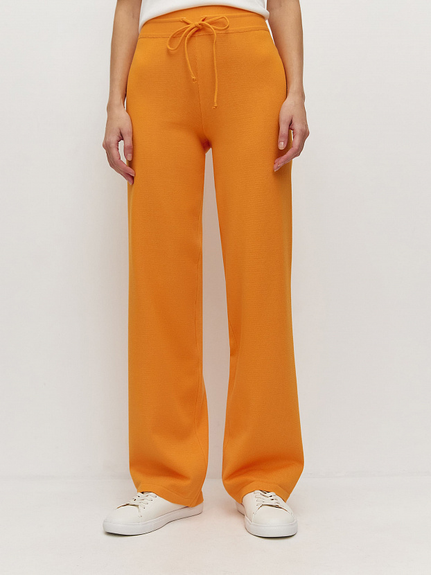 Палаццо брюки трикотажные (оранжевый, 40-42/164-170)