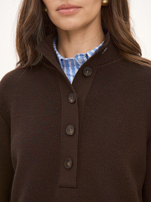 Мюнхен джемпер трикотажный (т.коричневый, 44-46)