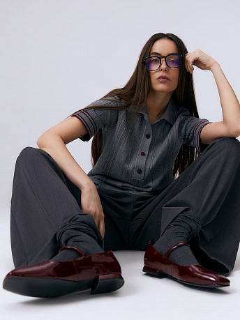 Футболка-поло с акцентными полосками Данте