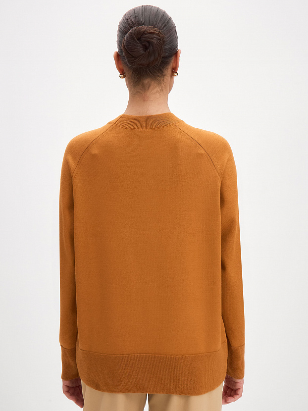 Сеул джемпер трикотажный (оранжевый, 44-46)