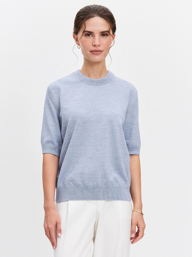 Юджин джемпер трикотажный (голубой, 44-46)