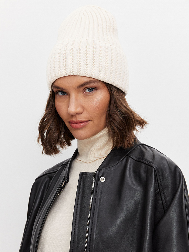 Лайт2 шапка трикотажная (мягкий белый, 56-58)