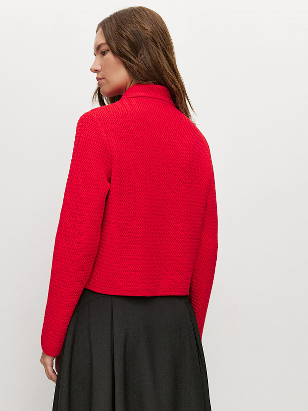 Селена жакет трикотажный (красный, 46)