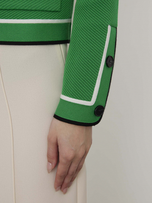 Майя жакет трикотажный (ярко-зеленый, 46-48)