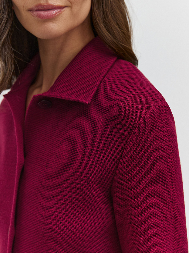 Аврора жакет трикотажный (вишневый, 44-46)