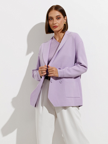 Пиджак двубортный из хлопка Монако