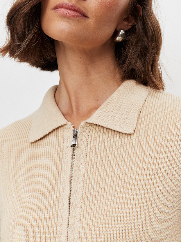 Лира кардиган трикотажный (св.бежевый, 44-46)