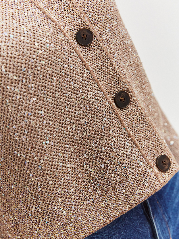 Антарес жакет трикотажный (т.бежевый, 44-46)