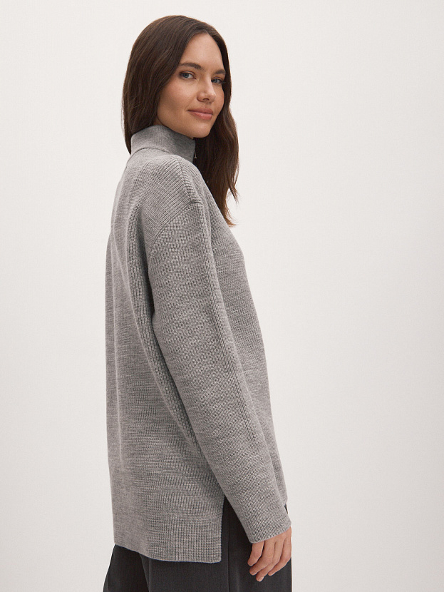 Ридми джемпер трикотажный (серый меланж, 44-46)