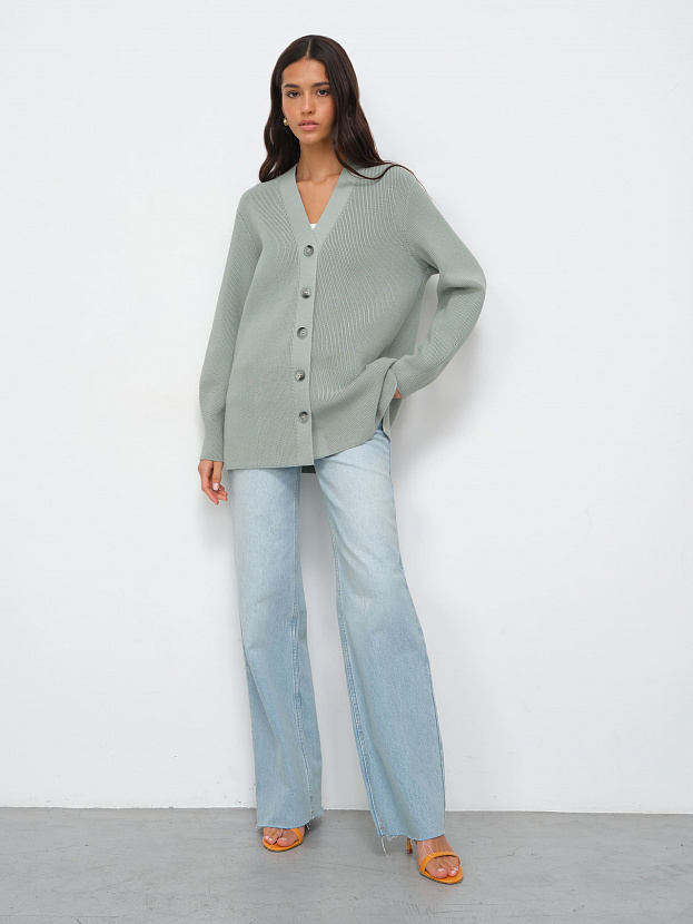 Родос кардиган трикотажный (светло-зеленый, 44-46)