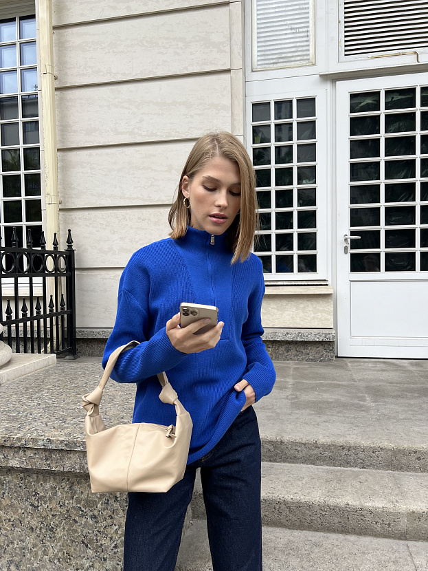 Райди джемпер трикотажный (ультрамарин, 44-46)