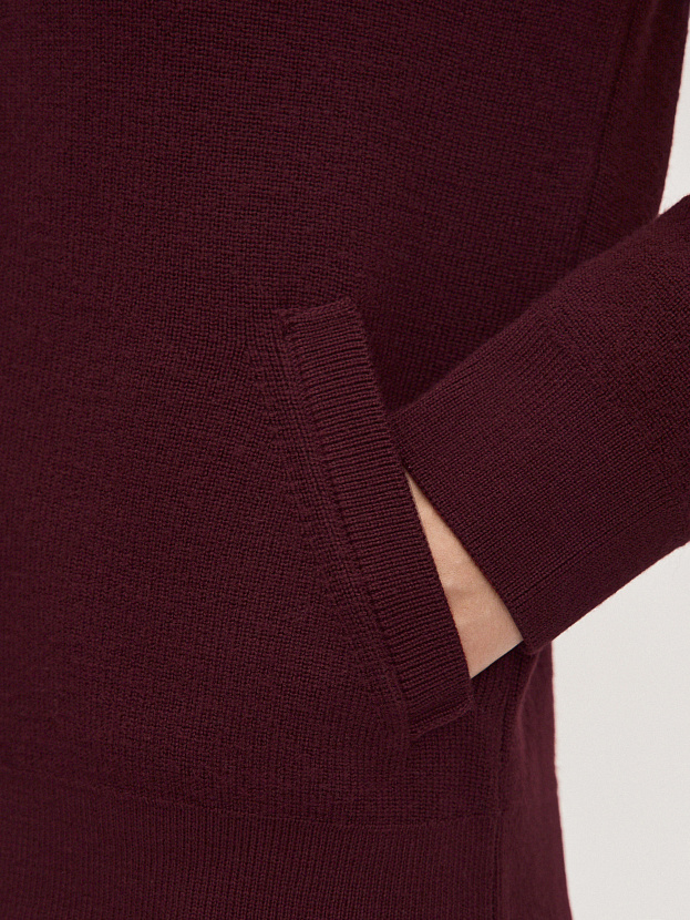 Рига кардиган трикотажный (бордо, 44-46)
