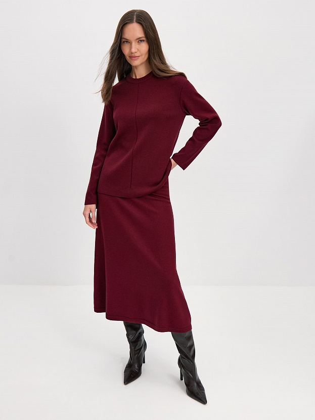 Меридиан джемпер трикотажный (бордо, 44-46)