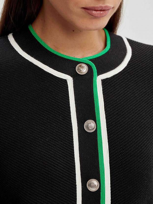 Майя жакет трикотажный (черный, 46-48)