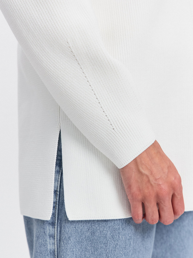 Родос кардиган трикотажный (белый/серебро, 44-46)