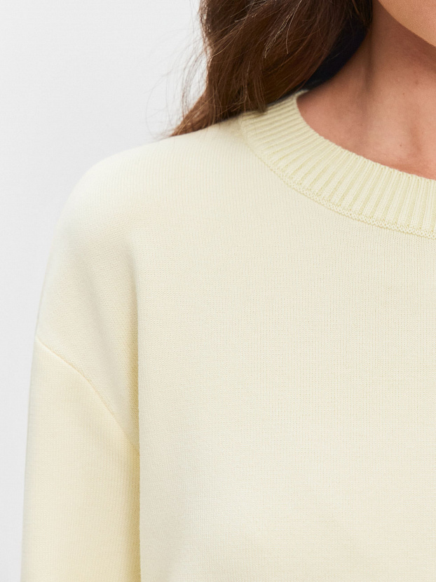 Астрид джемпер трикотажный (бледно-желтый, 44-46)