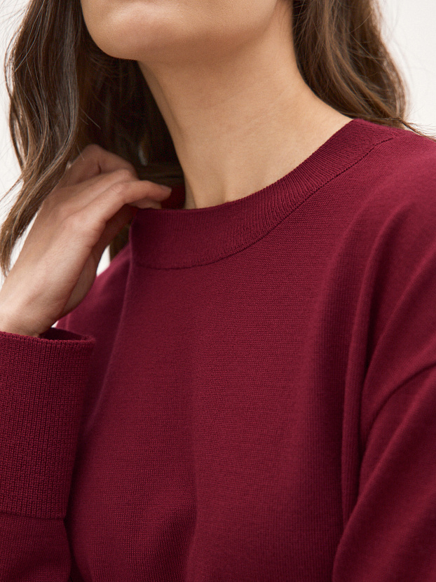 Дания костюм (джемпер+брюки) трикотажный (вишневый, 40-42/164-170)