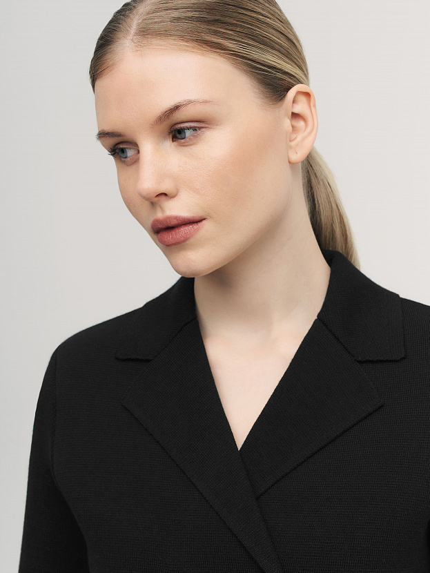 Диор жакет трикотажный (черный, 46)