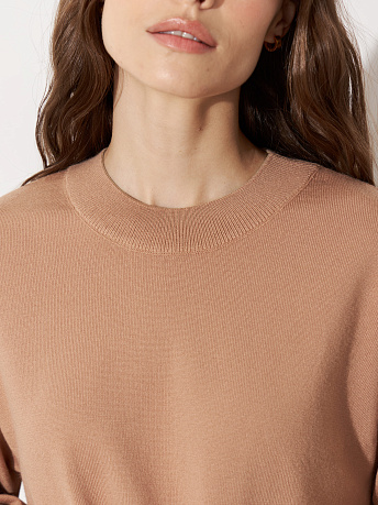 Джемпер из шерсти мериноса и вискозы Дания