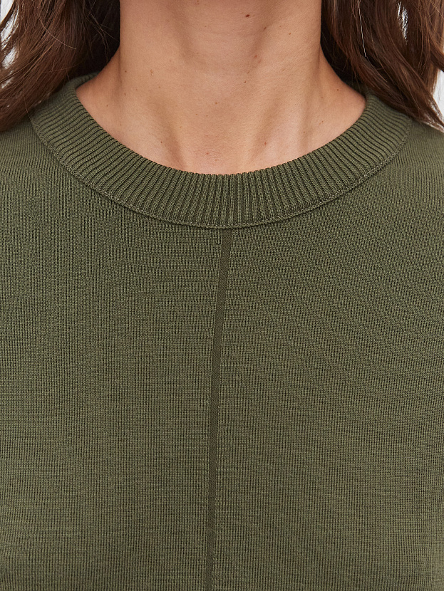 Меридиан костюм (джемпер+юбка) трикотажный (хаки, 44-46)