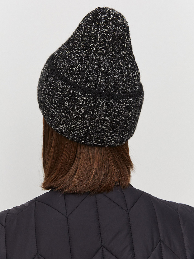 Черри шапка трикотажная (черный/белый, 56-58)