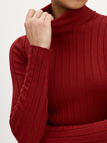 Водолазка из шерсти мериноса и вискозы Веста