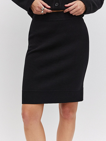 Мини-юбка из хлопка и вискозы Ницца