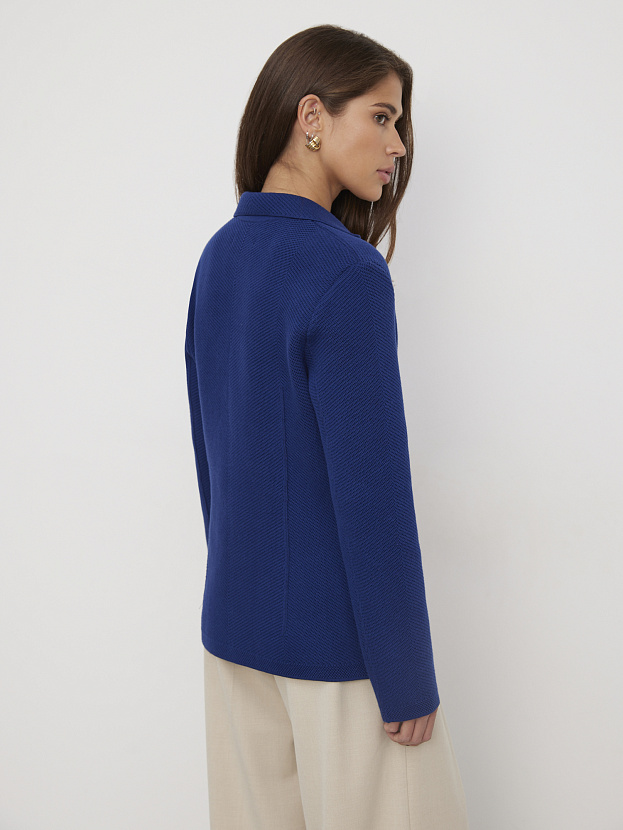 Рута жакет трикотажный (т.синий, 46)