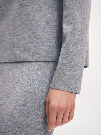 Джемпер из шерсти мериноса с вискозой и люрексом Логан