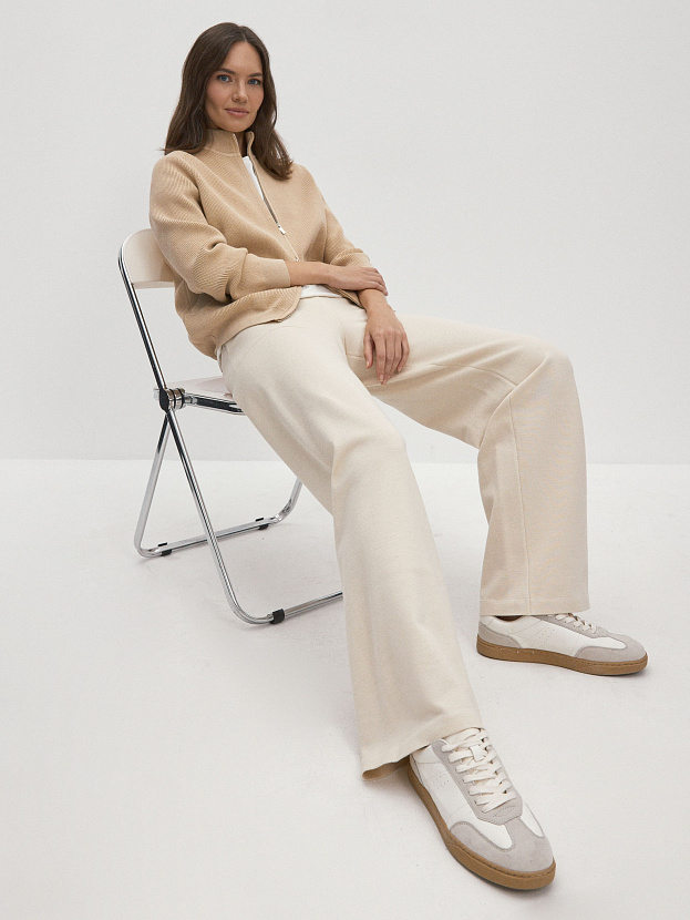 Фуджи брюки трикотажные (кремовый, 44-46/164-170)
