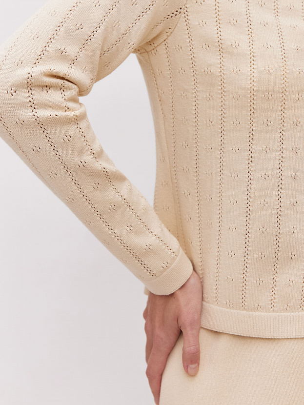 Джеси кардиган трикотажный (кремовый, 46)