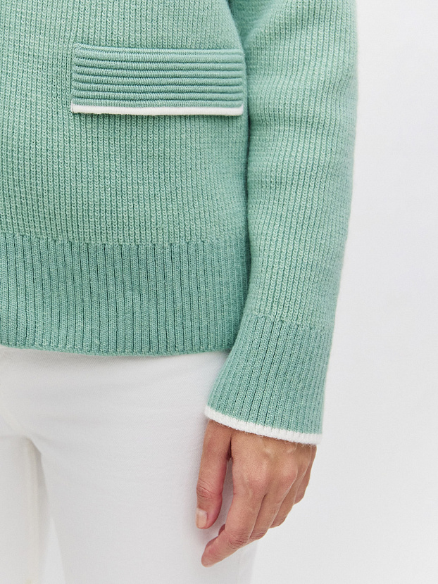 Амега кардиган трикотажный (мятный, 44-46)