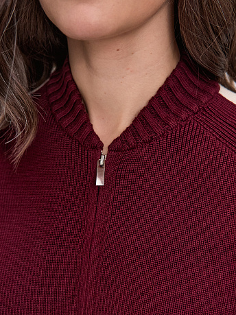 Бомбер из хлопка с рукавами реглан Энджел