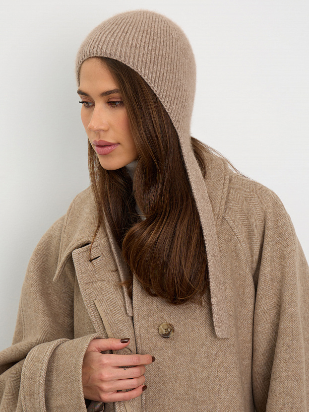 Шапо шапка трикотажная (кофейный, 56-58)