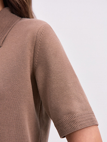 Джемпер поло с коротким рукавом Эрно