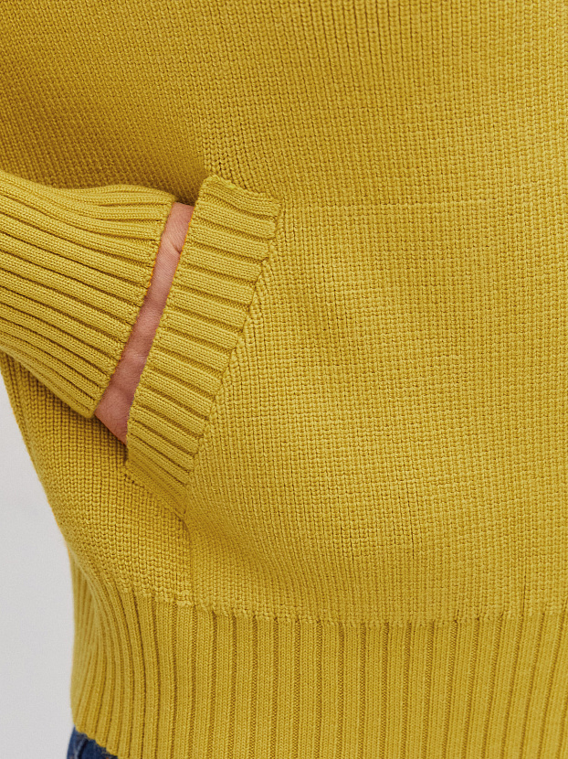 Эльба джемпер (бомбер) трикотажный (охра, 44-46)