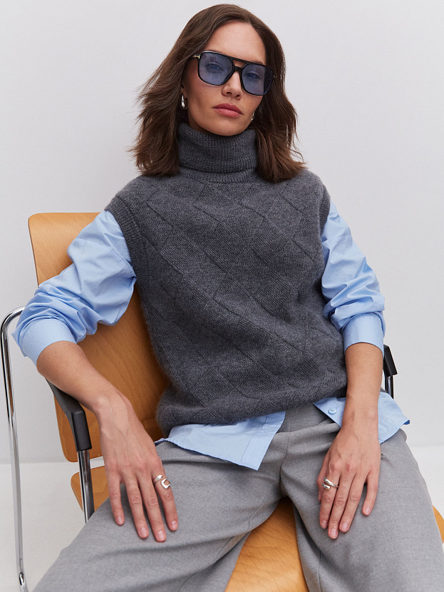 Дарина жилет трикотажный (маренго, 44-46)